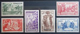 Madagaskar Franz. Kat. 240-245 * 1937
