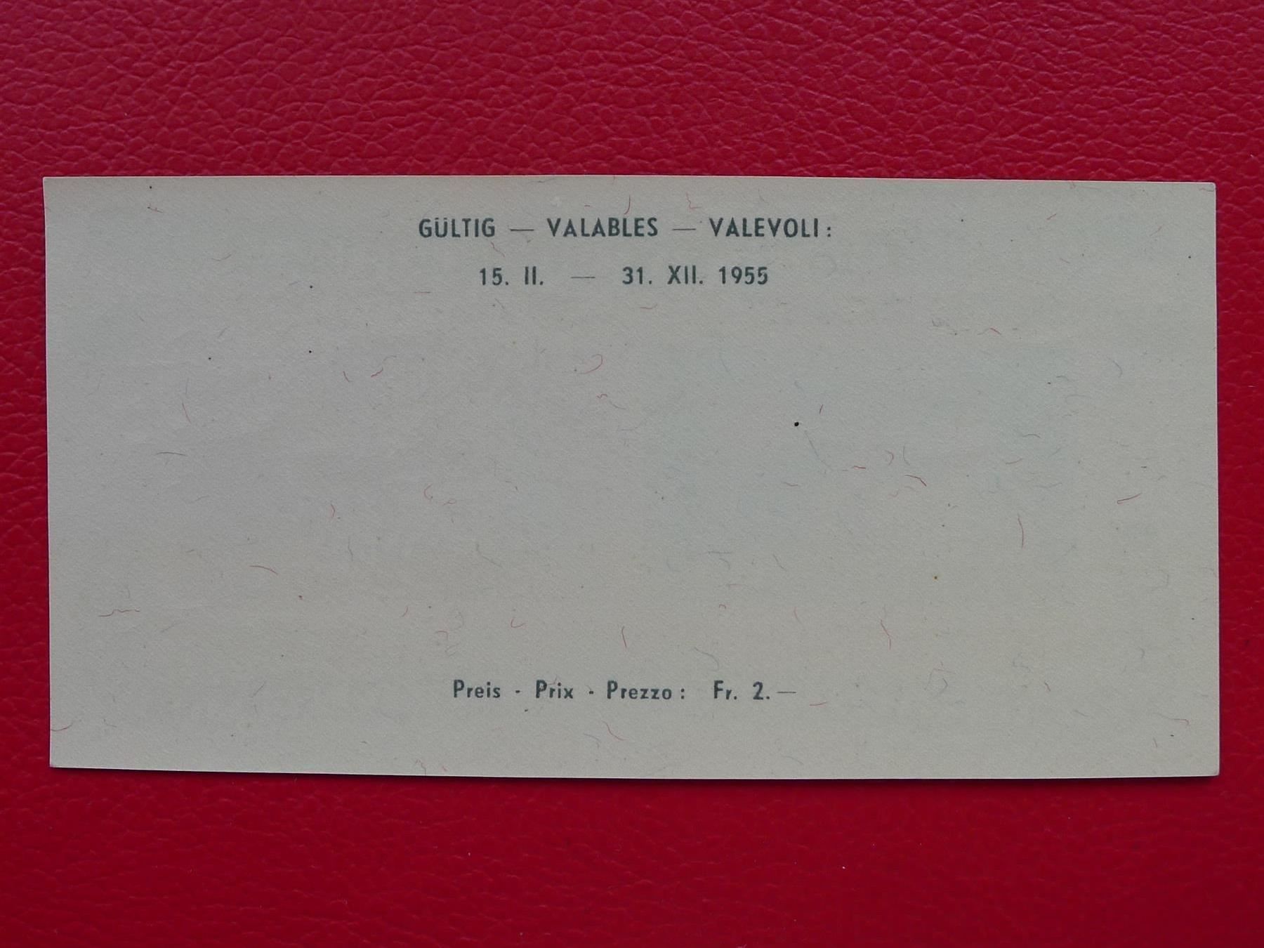 Alle Briefmarken: 1955: W35 Lausanner-Block ** postfrisch, Kat: 80.-+ – Gebraucht aus Sursee von Luzernerraute 1