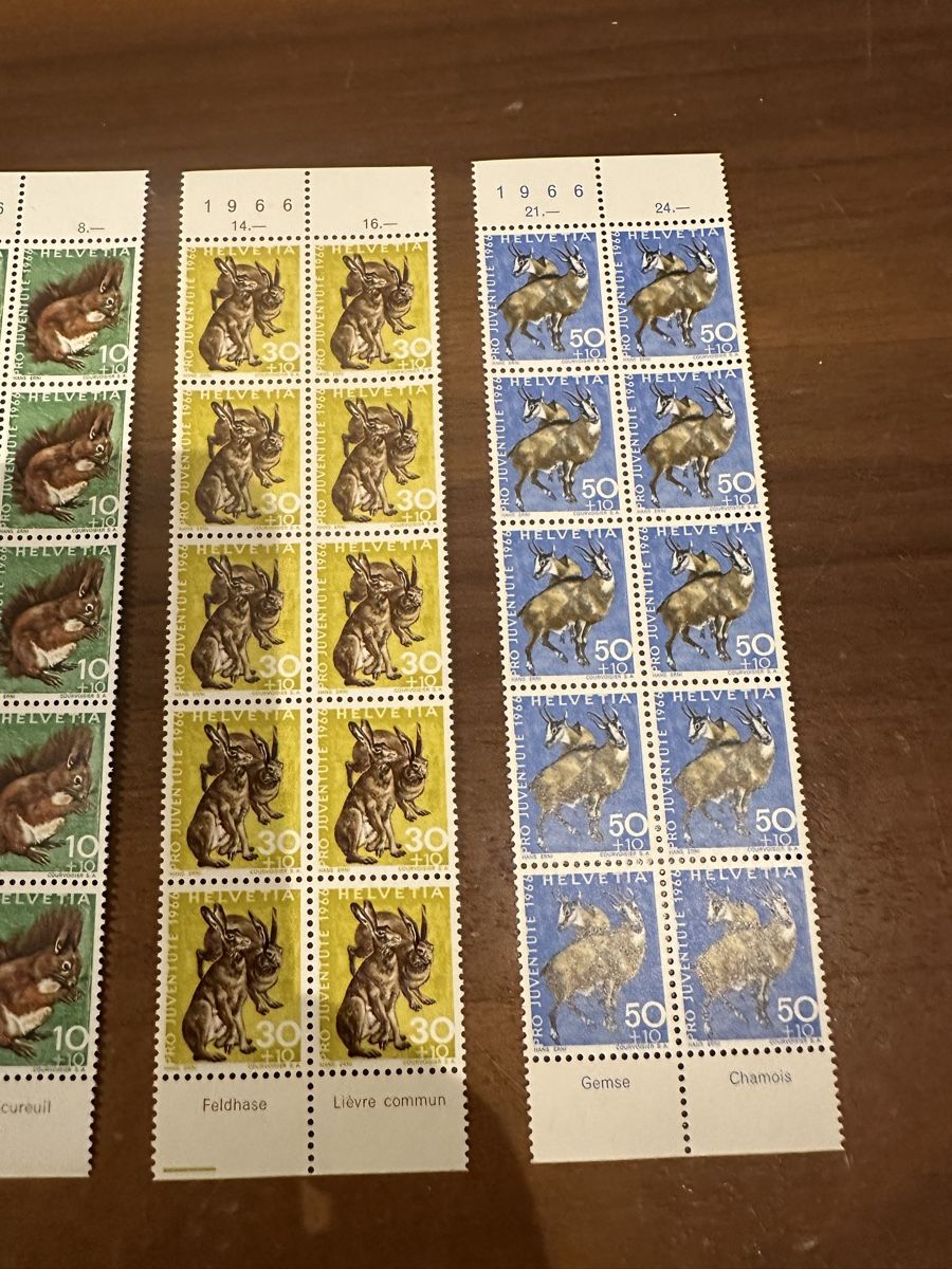 Tous les timbres: Briefmarken aus 1966 – D'occasion à Villmergen par Bezdupe 3