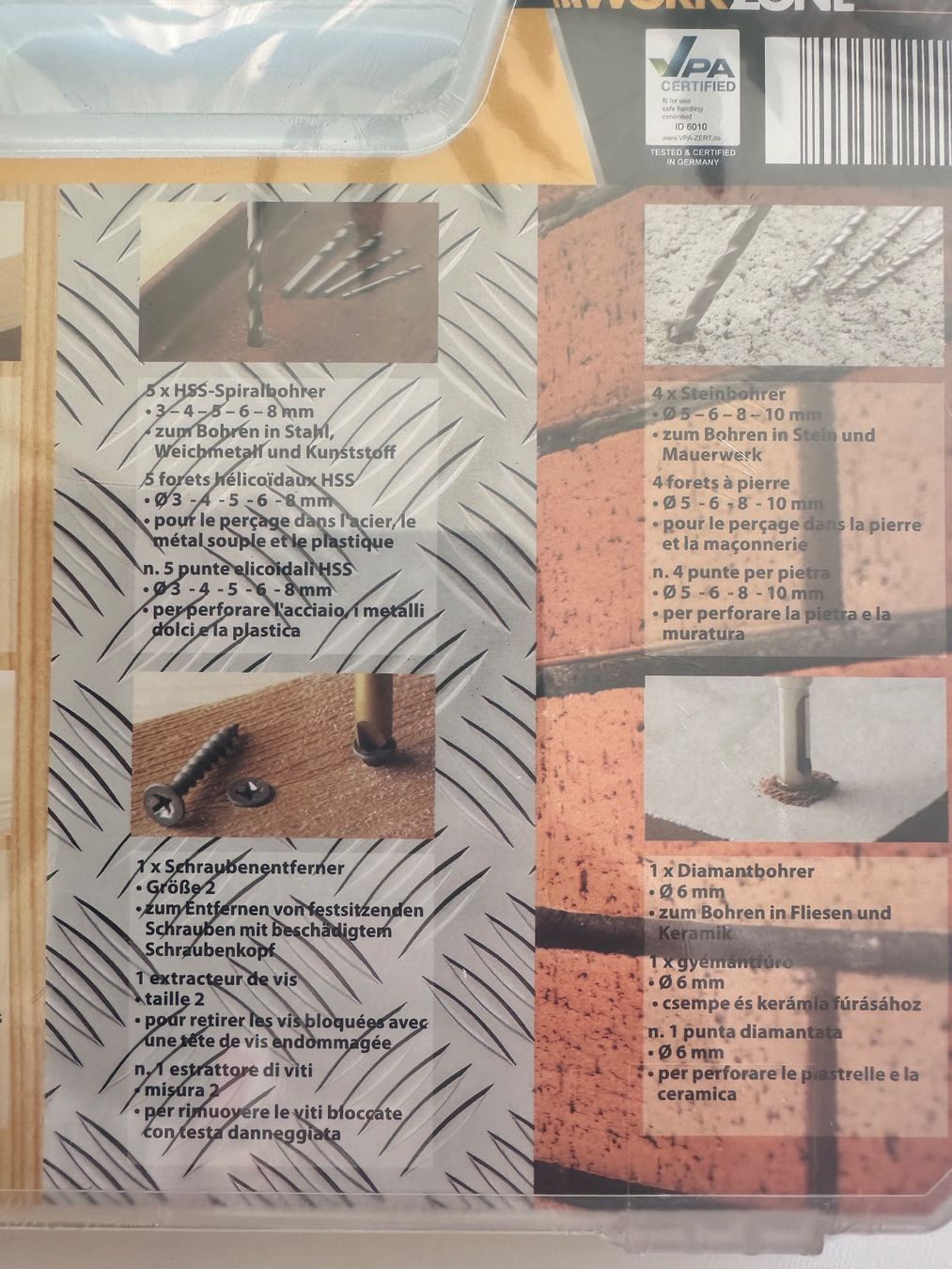 Tous les outils: Workzone Bohrer Set – Neuf avec emballage d'origine à Zürich par dee_75my 4