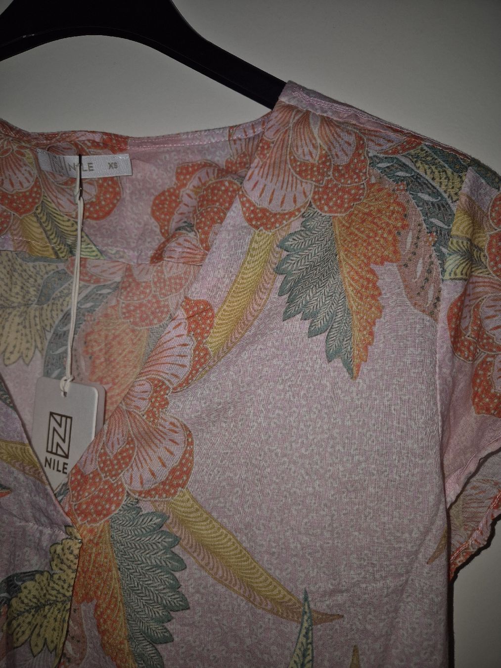 Nile Camicette: nile bluse, kurzarm, neu, gr xs – Nuovo e nell'imballaggio originale da Luzern venduto da Ami-be 2
