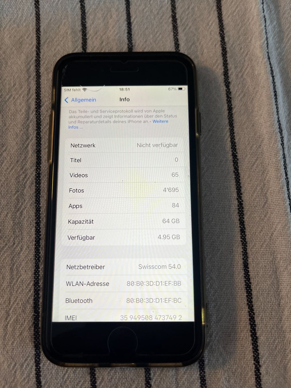 Apple Telefoni cellulari / Smartphones: Iphone 8 64 GB – Usato da Sempach venduto da Elischer 5