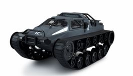 Defekt-KETTEN-DRIFT-FAHRZEUG MILITARY POLICE 1:12 GRAU/BLAU