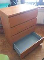 set di 2 cassettiere  IKEA MALM - 4 cassetti