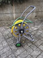Schlauchwagen mit Gartenschlauch gebraucht gut erhalten