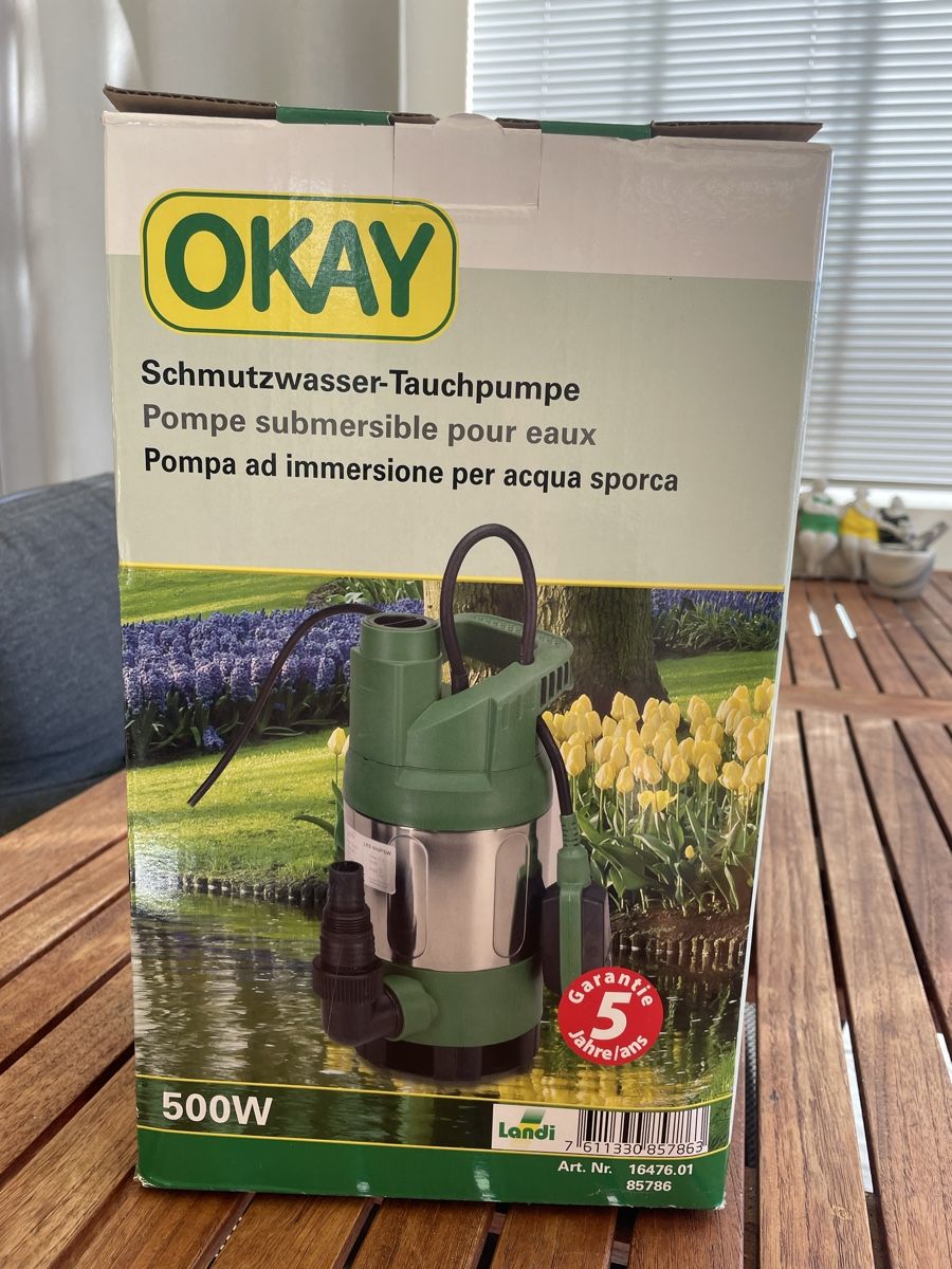 Pumpen & Teile: Schmutzwasser-Tauchpumpe – Neu und originalverpackt aus Widnau von san_qd7m