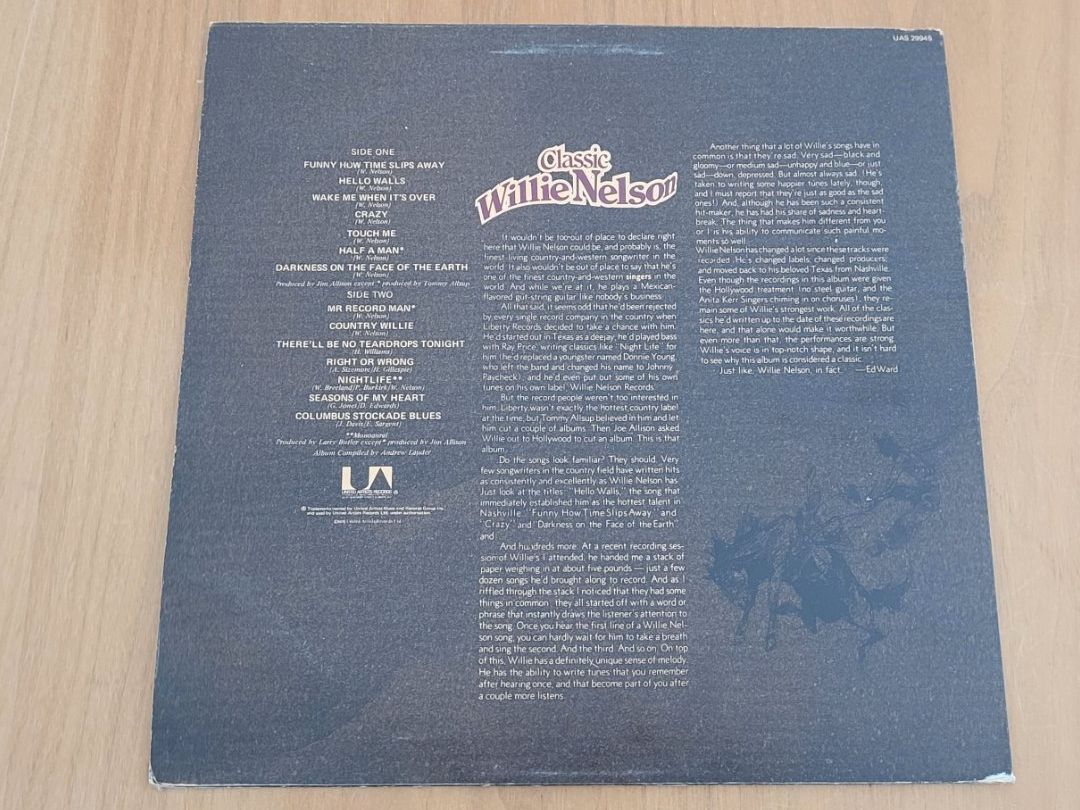 Schallplatten: LP  Willie Nelson – Gebraucht aus Martigny von MZ-67 1