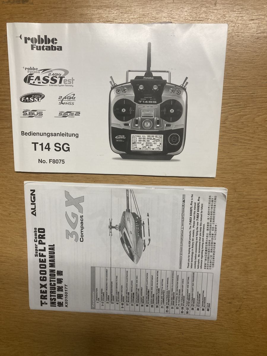 Align RC Kits de montage: Align Trex 600 efl PRO  – D'occasion à Rickenbach par tenere08 6