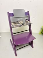 AB 1.-🤍 Lila Stokke Tripp Trapp mit Babyset & Kissen 57
