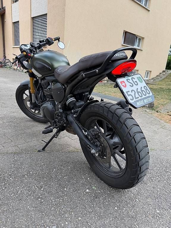Route: Triumpf Scrambler 400x  Caferacer – D'occasion à Wängi par pri_59tg 1