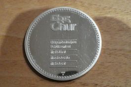Medaille Eidgenössisches Schützenfest Chur 1985 Silber