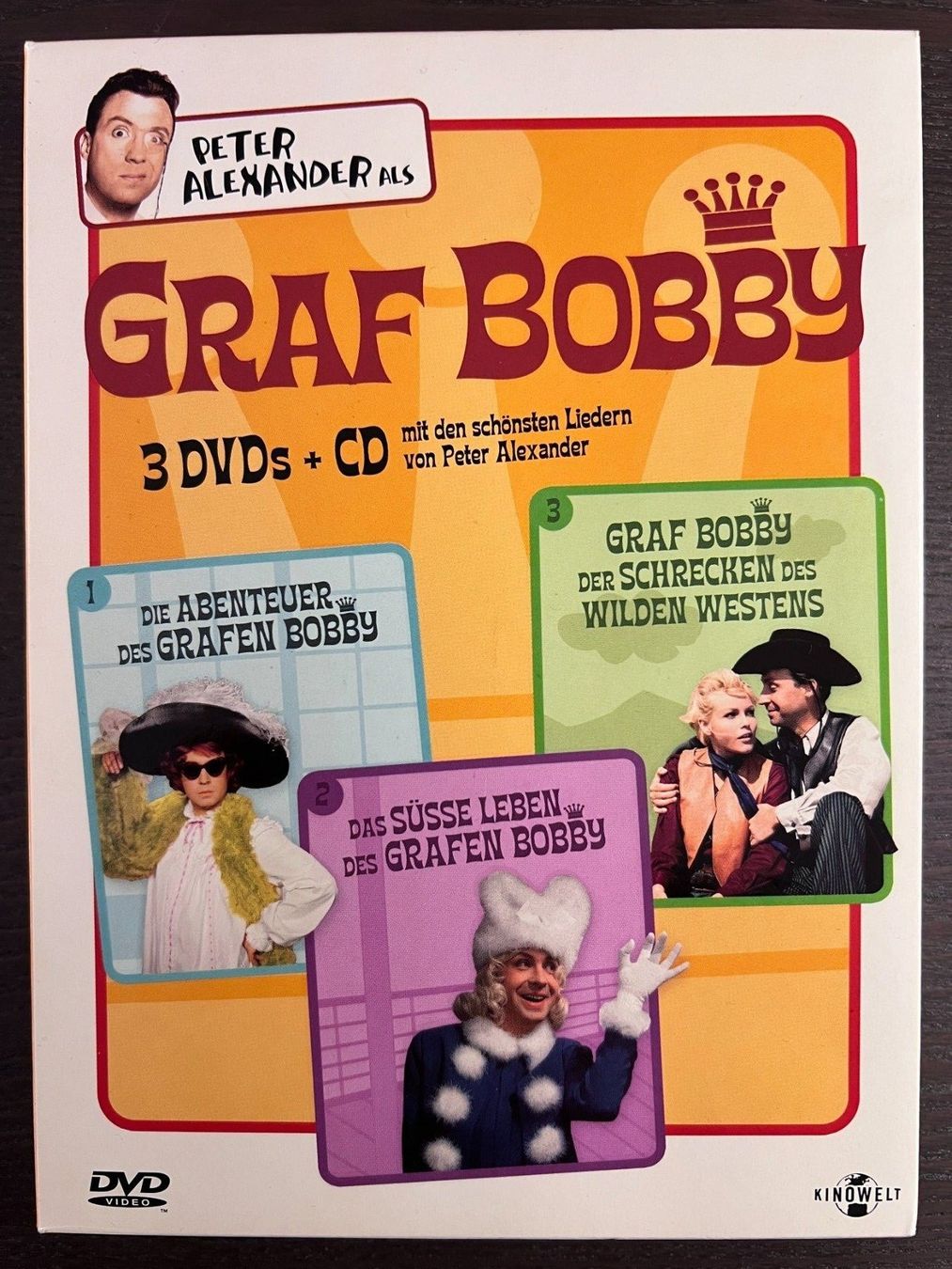 Alle DVDs: Peter Alexander -  Graf Bobby Filmtrilogie – Gebraucht aus Zürich von FilmFreunde