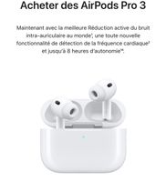 AirPods Pro 3 Apple NEUF