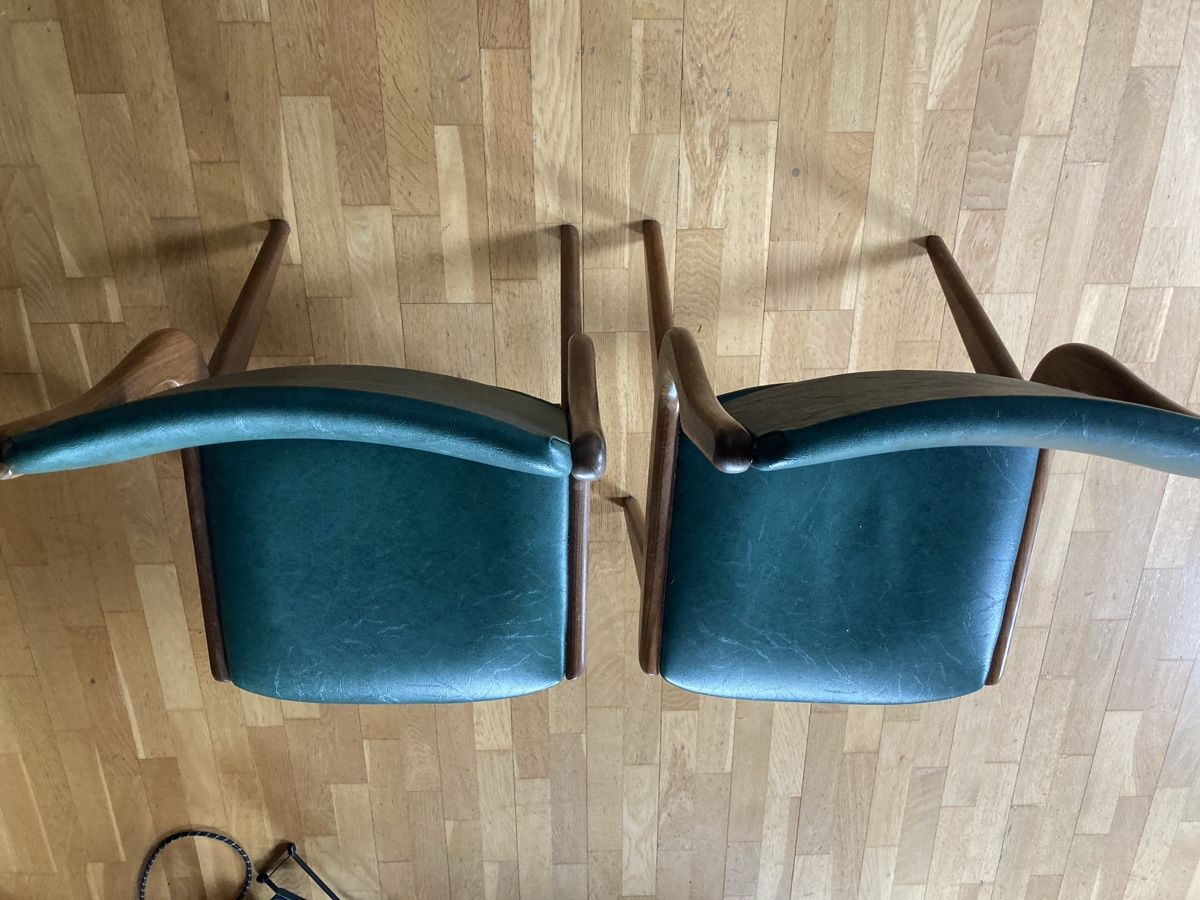 Stühle: 2er Set Vintage Design Stühle – Gebraucht aus Stäfa von matrat 3