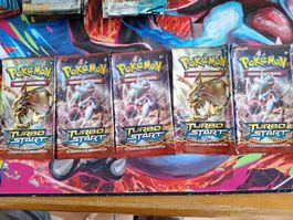 Pokémon XY Turbostart - 5 LEERE !! BOOSTER