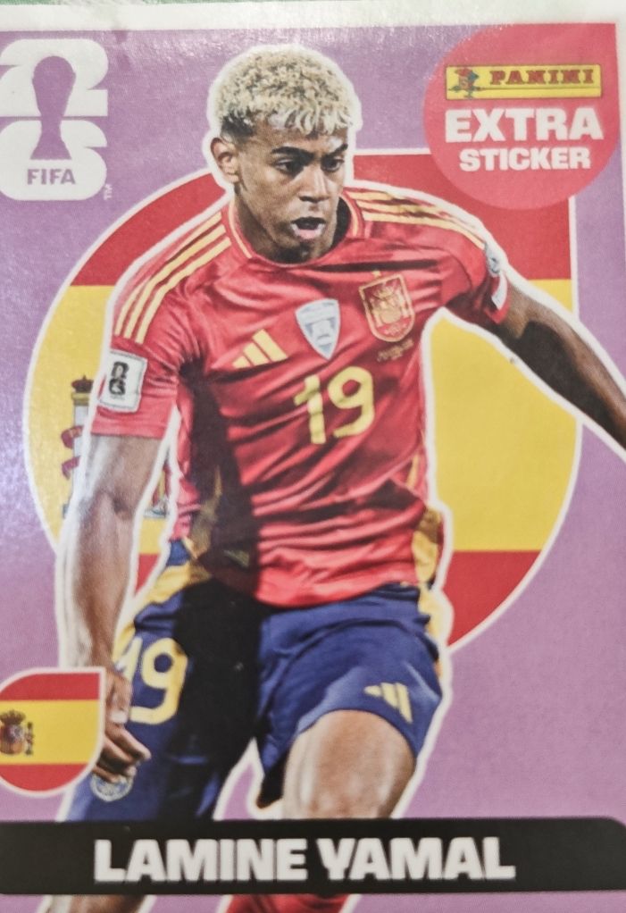 Panini Carte collezionabili: Panini Extra Sticker Lamine Yamal Spanien 2026 – Nuovo (secondo la descrizione) da Bäch SZ venduto da bizzy-c