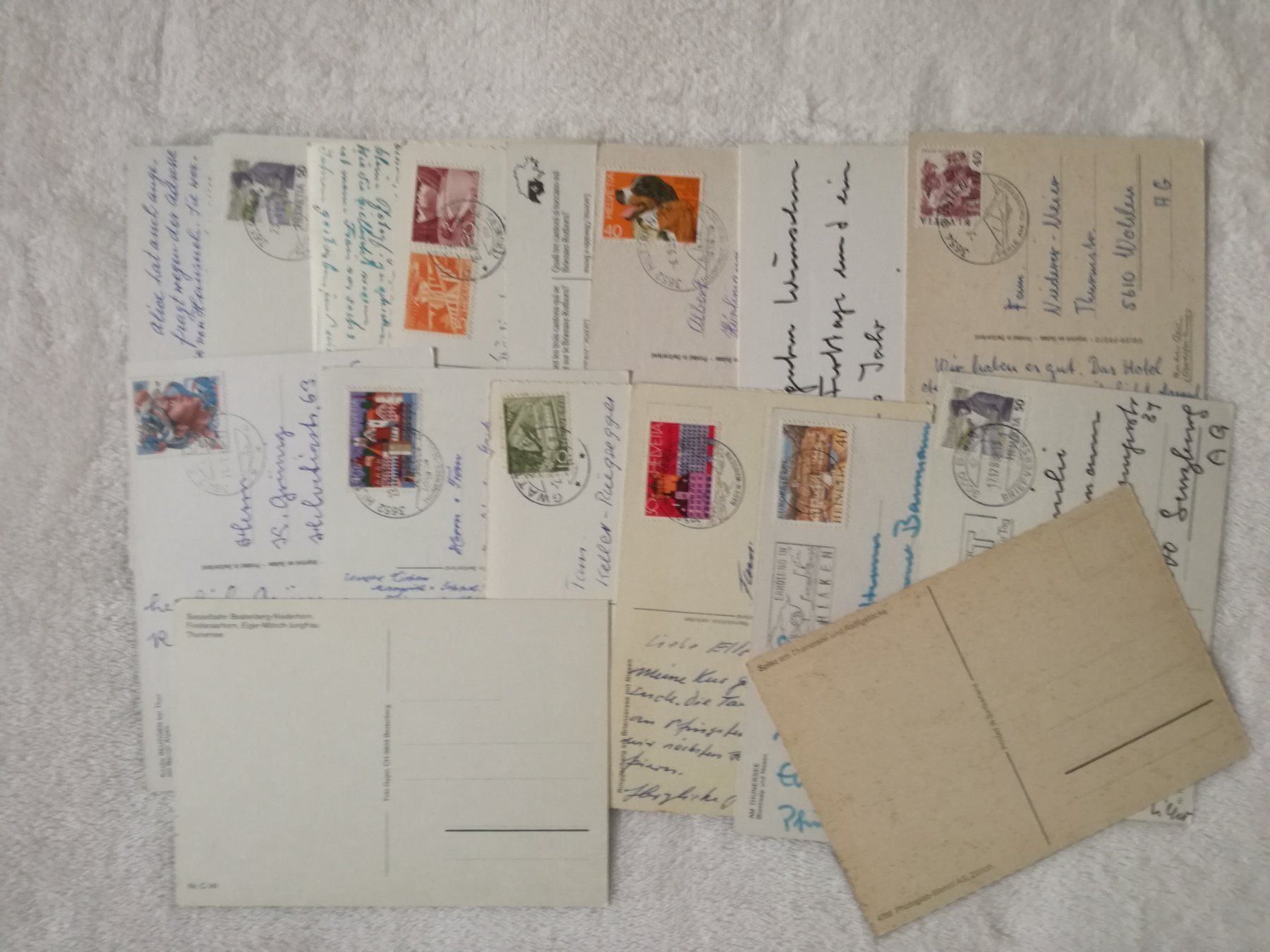 Cartoline postali: 16 AK Thunersee & Brienzersee – Usato da Zürich venduto da tol_b7c7 7