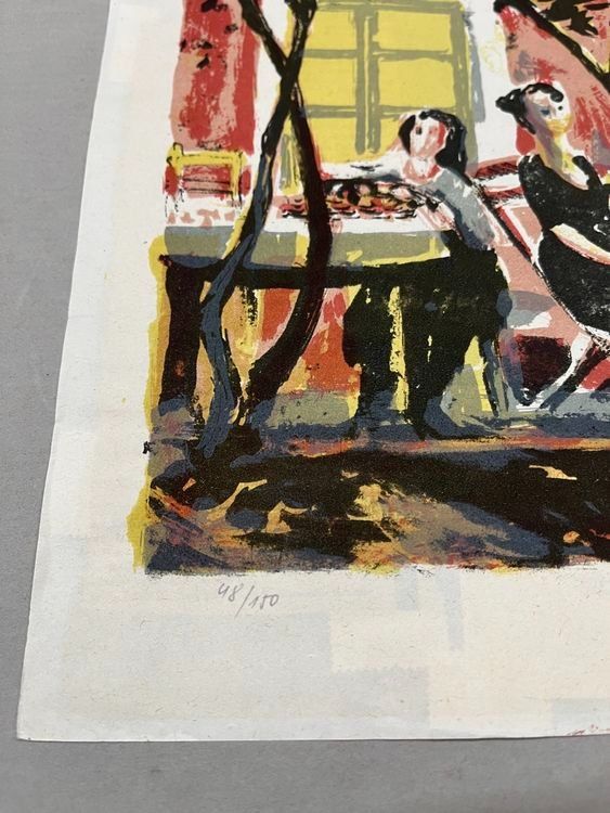 Grafica & Litografie: Bosko Karanovic LITHOGRAPHIE SIGNIERT NUMMERIERT – Usato da Gersau venduto da grafik-kunst 3