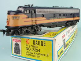 Atlas H0 8324 FP-7 Louisville & Nashville, neuwertig