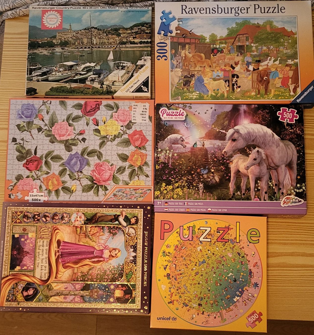 Puzzles: 6 Puzzles – Gebraucht aus Zürich von Denierz
