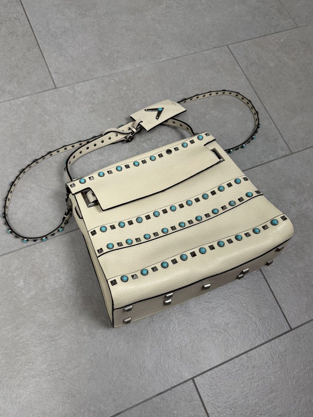 Valentino Taschen für Damen: Valentino Garavani SS 2016 My Rockstud Top Handle Bag – Gebraucht aus Biel/Bienne von sami0788480082 3