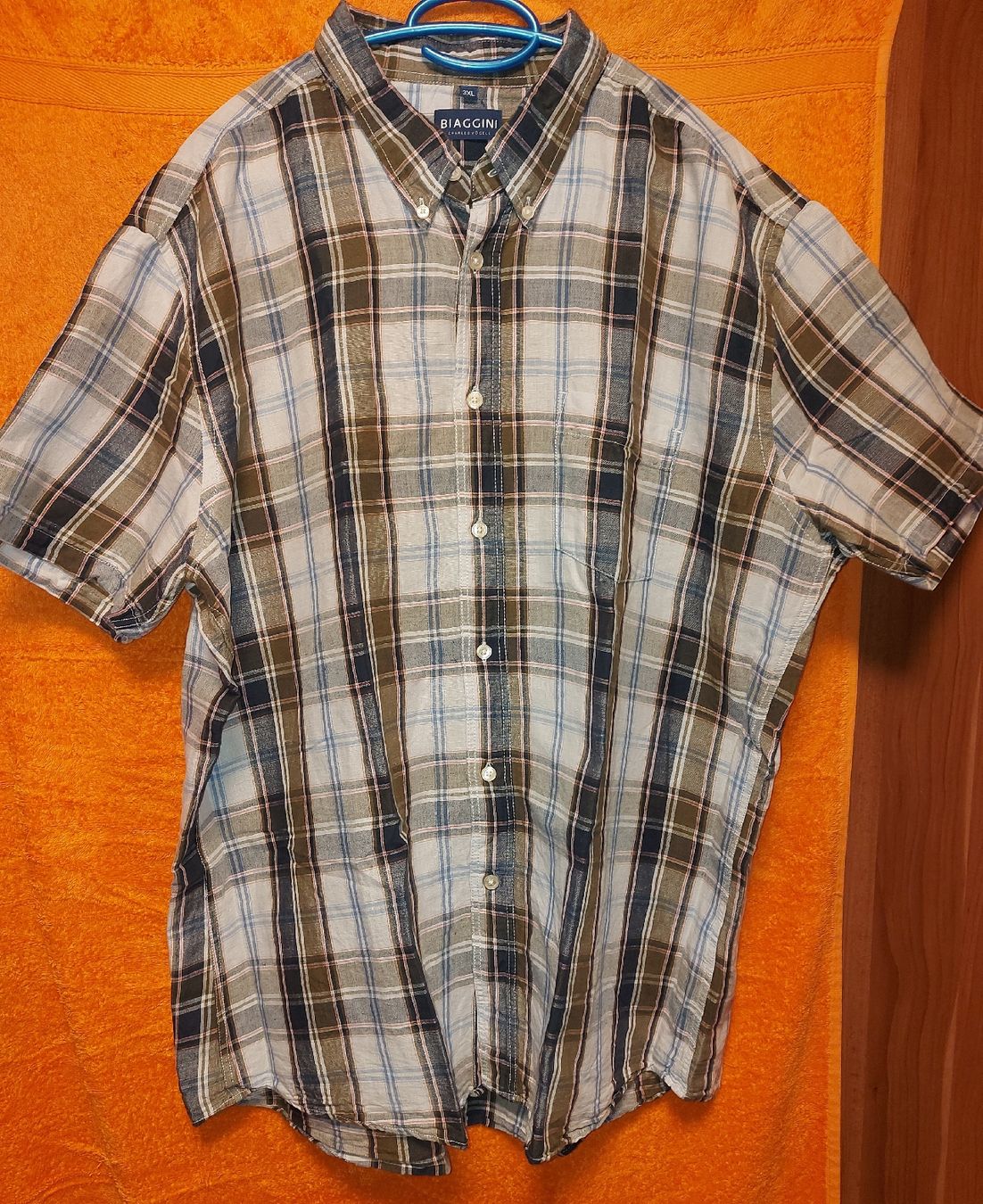 Hemden: BIAGGINI Karo-Hemd Gr. 3XL kurzarm – Gebraucht aus Sierre von Dondiego02
