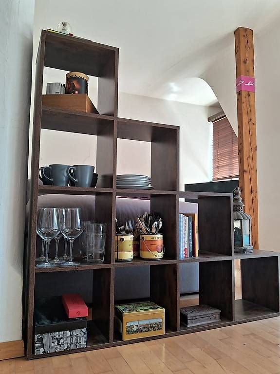 Scaffali: Bücherregal/Raumteiler Holzoptik – Nuovo e nell'imballaggio originale da Zürich venduto da jasonetxu