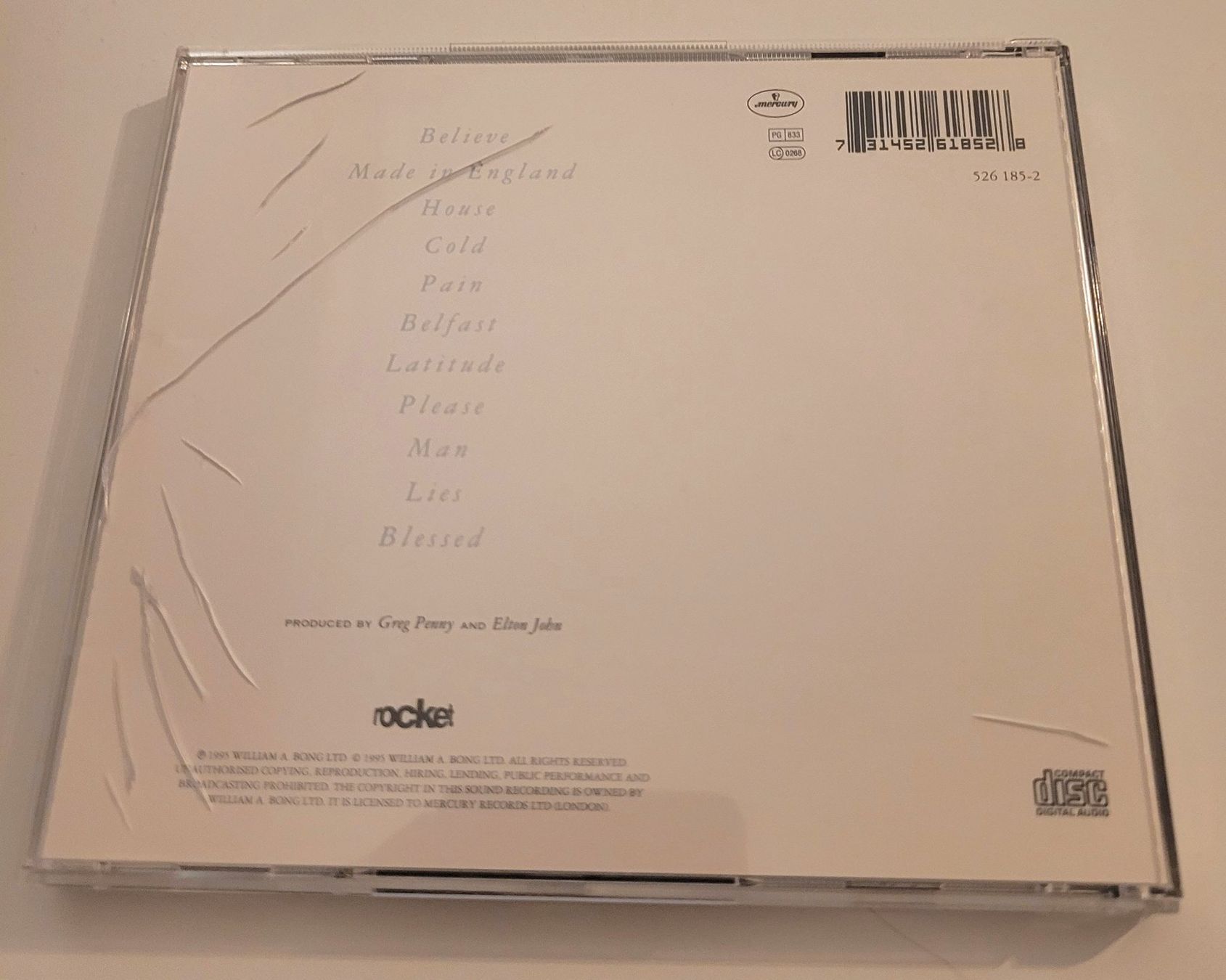 CD: CD Elton John 1995 mit Booklet – Usato da Oberuzwil venduto da rtr_wp6m 4