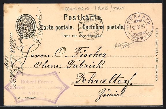 Cartoline postali: Litho Neuchâtel, Fabrique de Chocolat P – Usato da Berlin venduto da bartko-reher 1