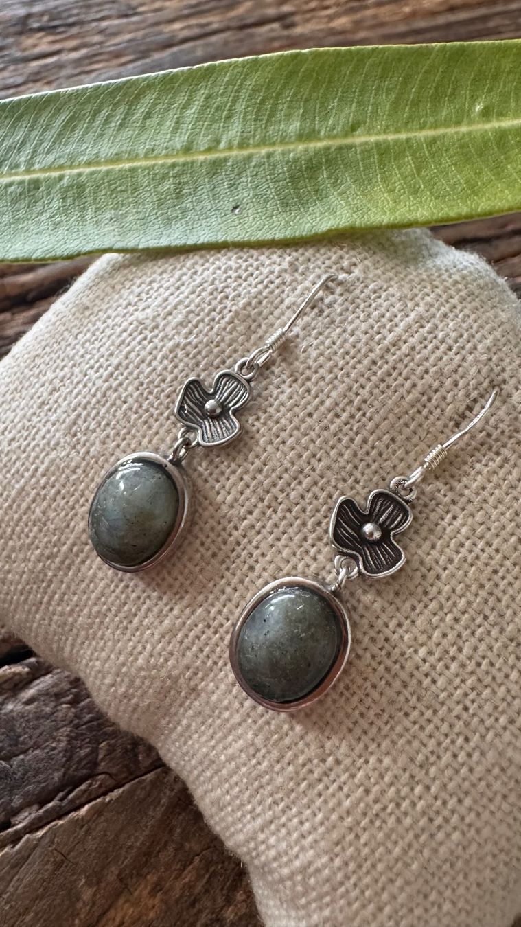 Orecchini pendenti & Orecchini a lobo: Wunderschön: Silber 925 Ohrhänger Labradorit – Nuovo e nell'imballaggio originale da Rombach venduto da Ivreajewels 2
