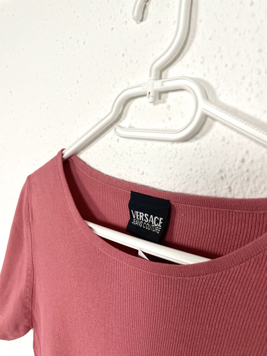 Versace Top: Vintage Y2K 2000s Versace Jeans Couture Top – Usato da Knonau venduto da Grapesvintage 6