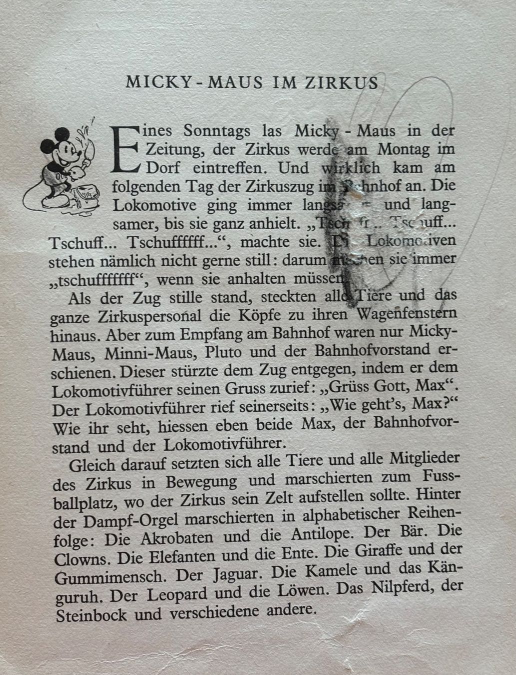 BD: Walt Disney, Micky Maus, Pop-up-Kinderbuch, 1936, EA, Comics – D'occasion à Frauenfeld par Merk52 9