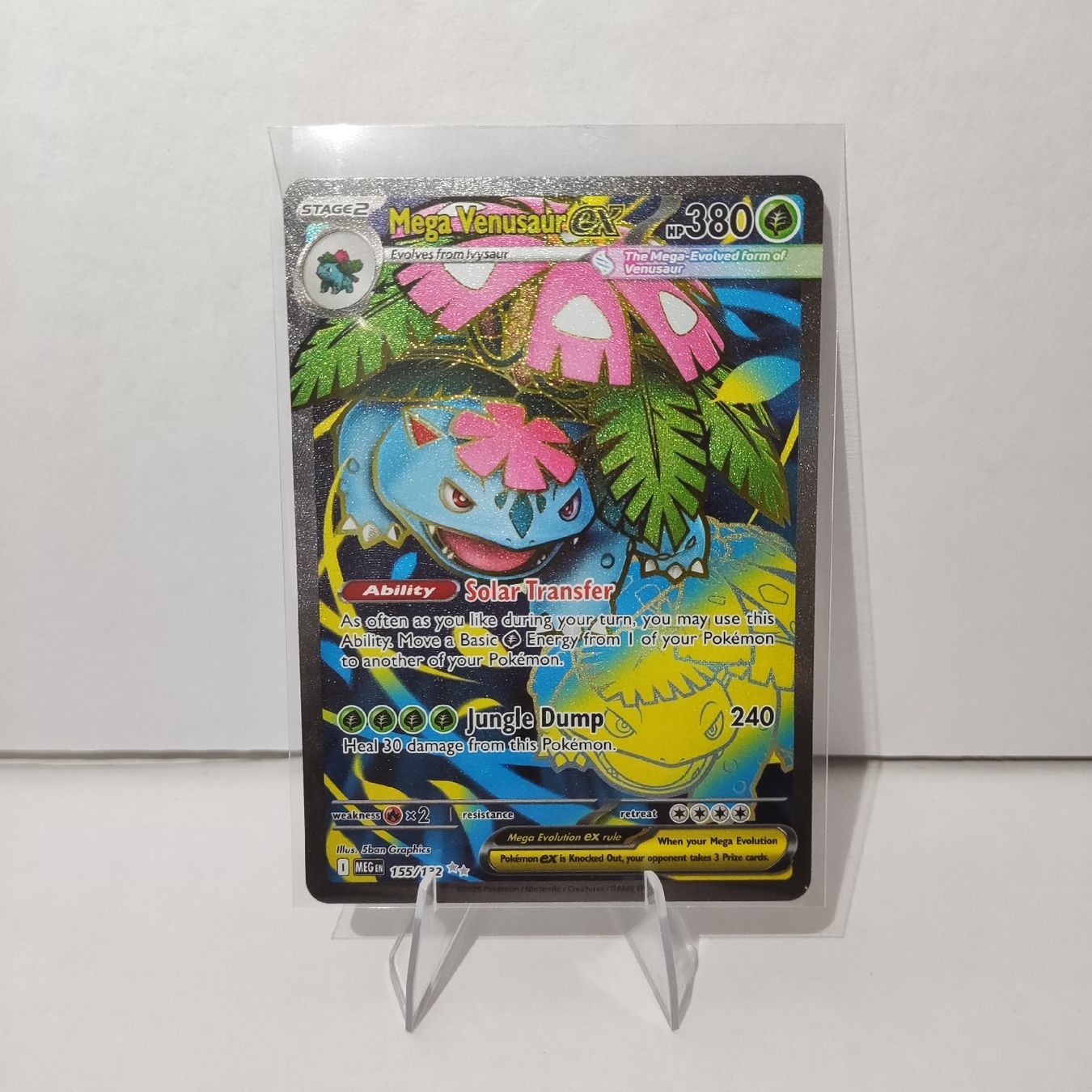Pokémon Carte collezionabili: Mega Venusaur ex 🇬🇧- 155/132 Mega Evolution – Nuovo (secondo la descrizione) da Wilen b. Wollerau venduto da ATS90