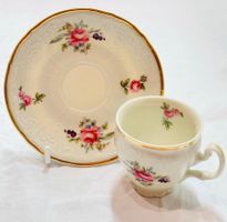 Bernadotte Czechoslovakia Floral Muster Mokkatasse ca.1960