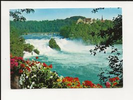 AK 1969 Rheinfall mit Schloss Laufen