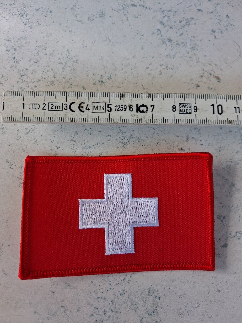 Schweizer Armee Toppe: Schweizer Flaggen Patch Aufnäher – Nuovo (secondo la descrizione) da Derendingen venduto da Nellino01