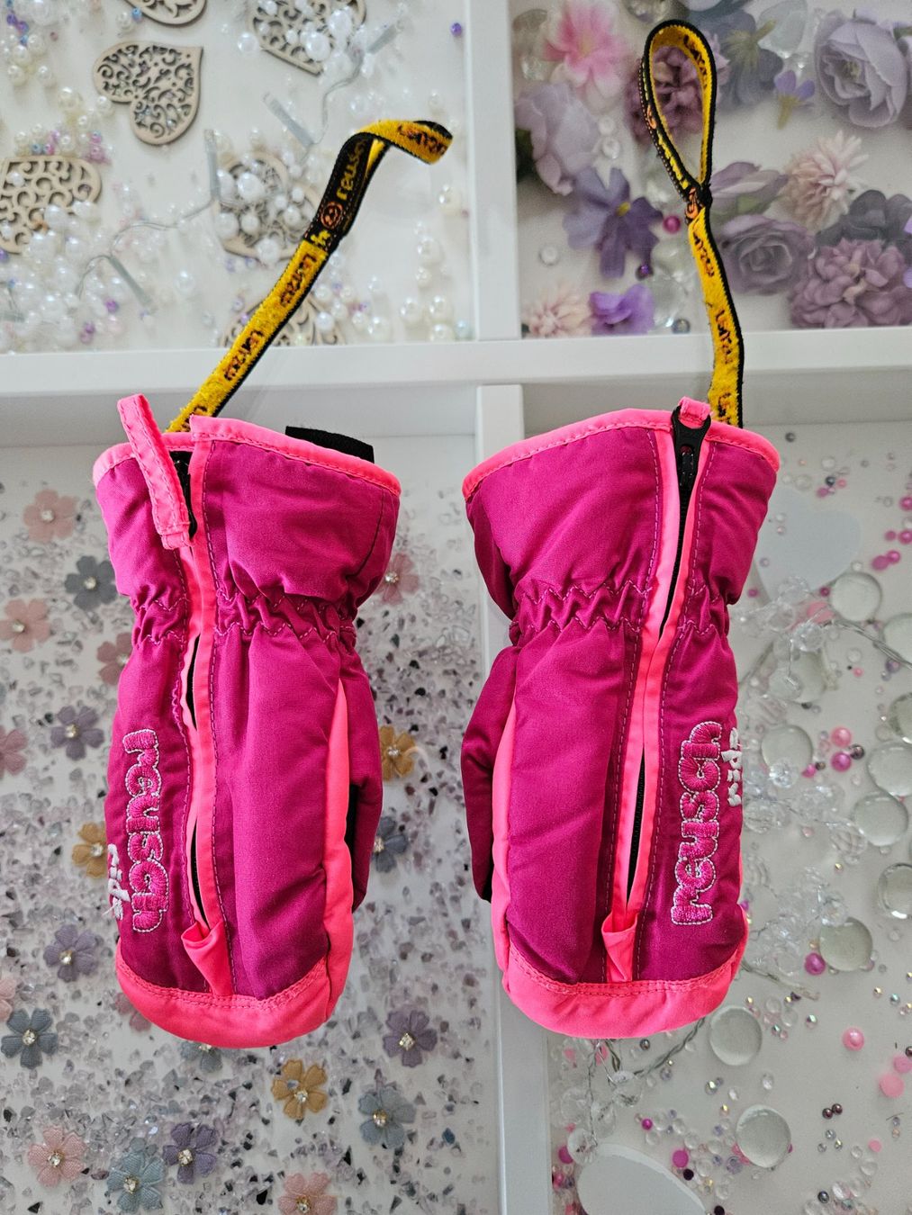 Reusch Guanti: Reusch Fäustlinge pink – Usato da Unterägeri venduto da Sleepbear 1