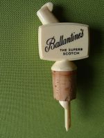 BALLANTINES Whiskey portionier Zapfen mit Ausgiesser