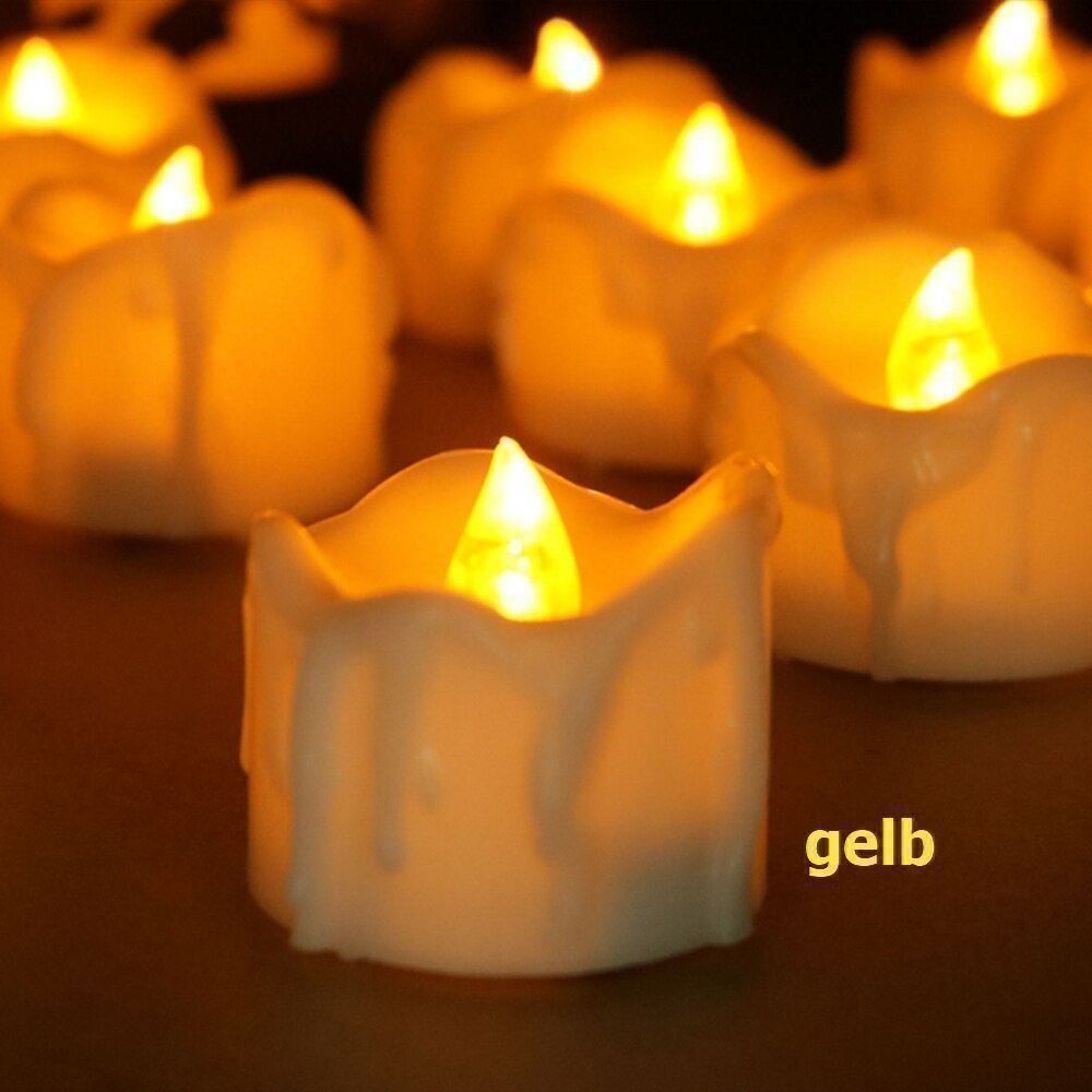Candele: LED Teelichtkerzen mit Timer inkl. Batt. – Nuovo e nell'imballaggio originale da Diepoldsau venduto da preisparadies-ch 1
