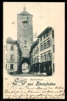 Rheinfelden, Oberthorturm mit Durchblick