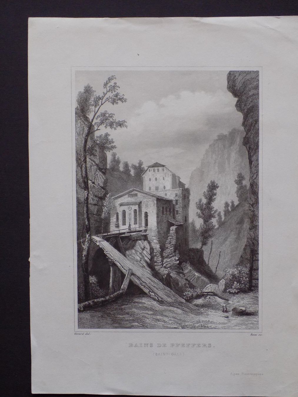 Gravures: Bad Pfäfers – D'occasion à Risch par Rischli15