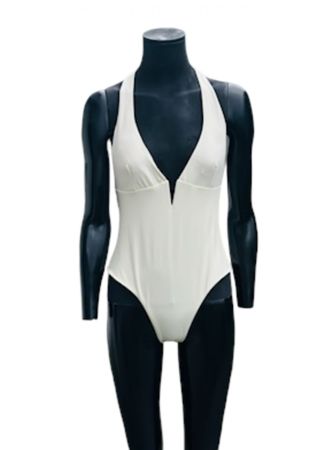 white halter neck swimsuit, NEU☀️🍸🏖️👙🕶️