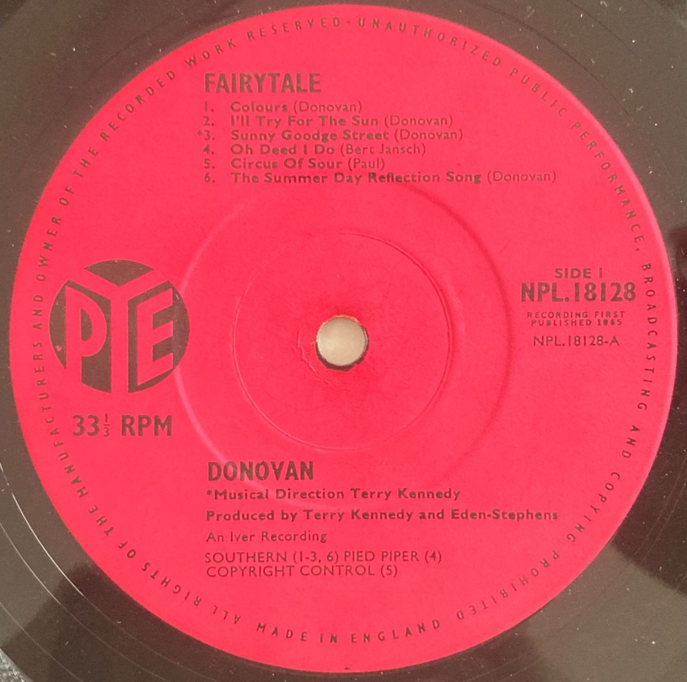 Dischi in vinile: DONOVAN - FAIRYTALE – Usato da Poliez-Pittet venduto da Newtown-Records 3