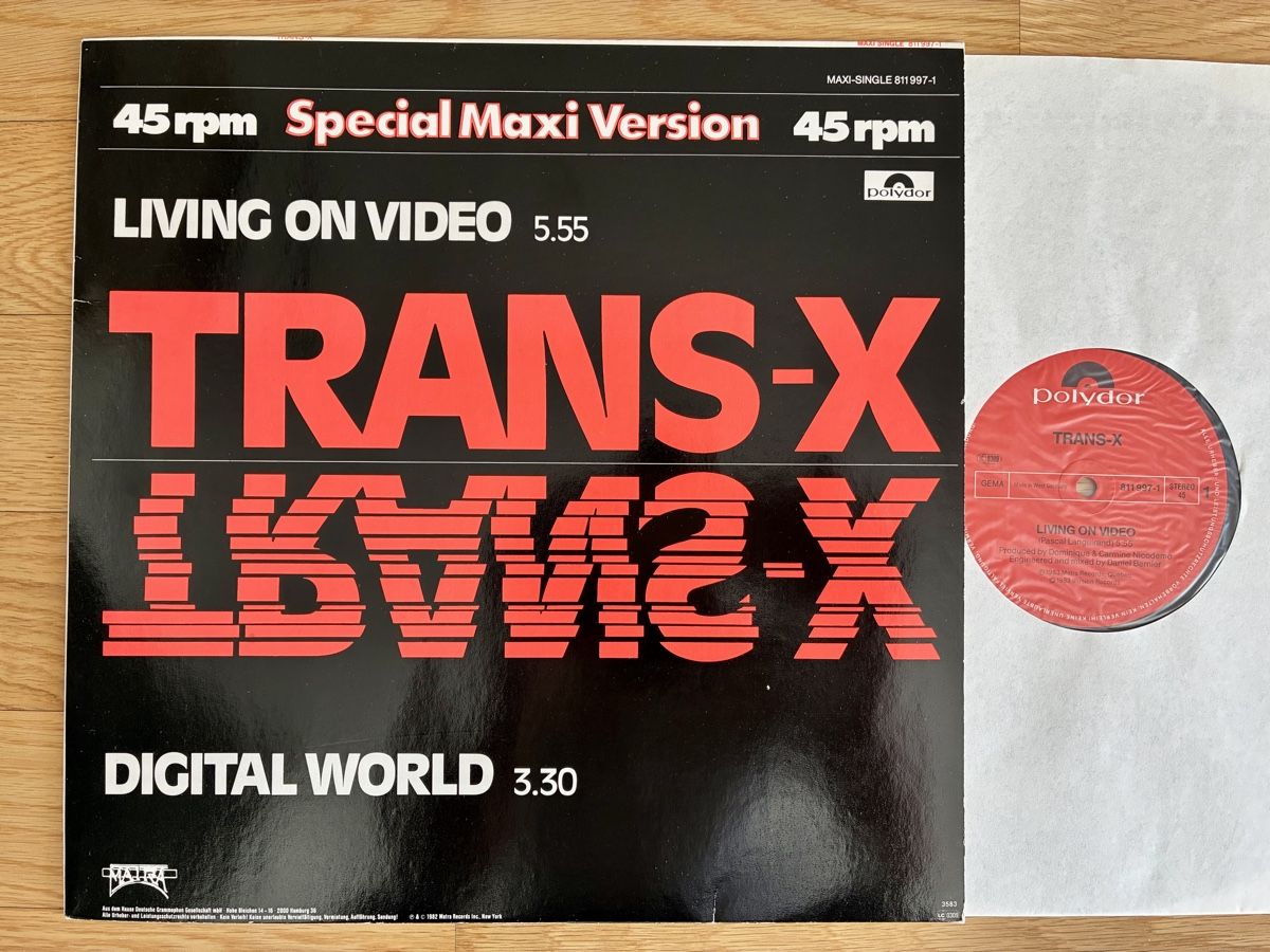 Schallplatten: TRANS-X / LIVING ON VIDEO (1983) – Gebraucht aus Sarnen von m-basic
