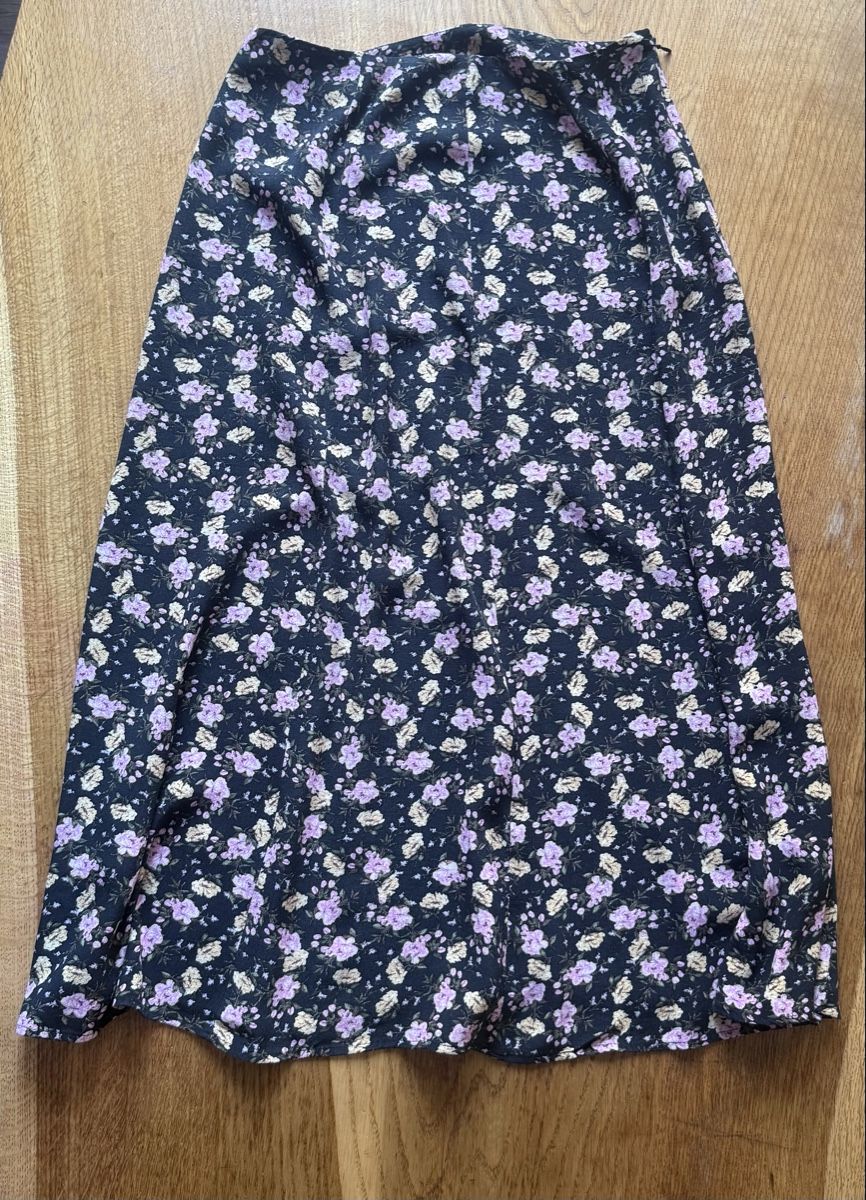 Gonne: Rock floral patchwork Midi-Rock Grösse S  – Usato da Siebnen venduto da koschitoschi 2
