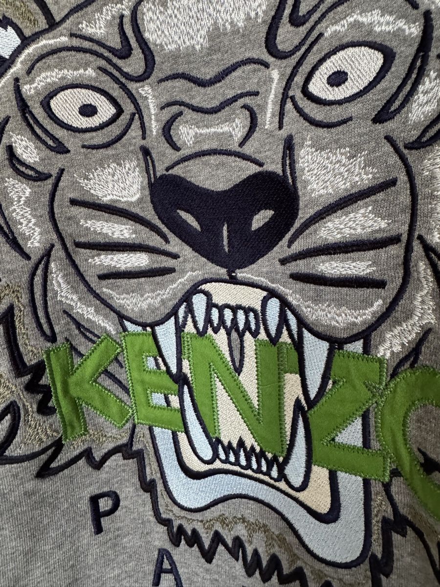Kenzo Maglioni & Felpe: KENZO Pullover grau, XS (oversized), Top Zustand – Nuovo (secondo la descrizione) da Basel venduto da mot_2r9g 2
