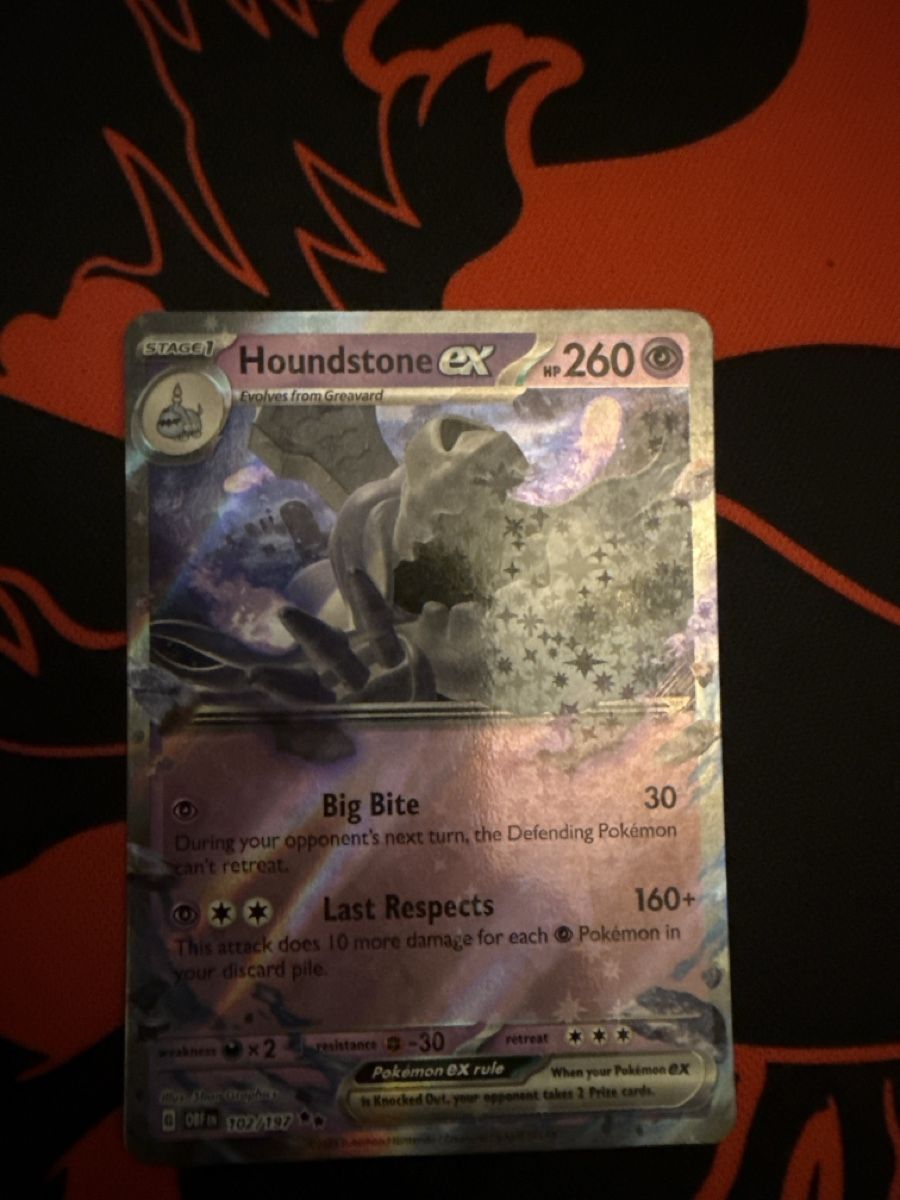 Pokémon Carte collezionabili: Pokémon Houndstone EX Sammelkarte  – Nuovo (secondo la descrizione) da Basel venduto da ari_s727 1