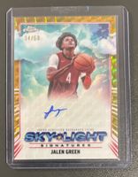 NBA Jalen Green 2024 Topps Chrome Gold Numbered Auto /50
