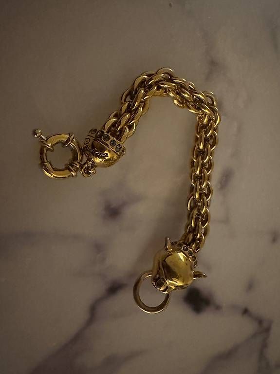Bracciali & Braccialetti: Guess Armband gold mit Tigerkopf – Usato da Pfäffikon SZ venduto da Melanie335 3