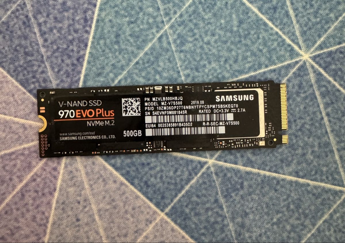 Samsung Harddisks: Samsung SSD 970 EVO Plus 500GB NVMe – Gebraucht aus Goldau von vcore